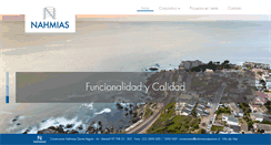 Desktop Screenshot of nahmiasvalparaiso.cl